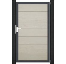 Zahradní branka s klikou a vodorovnou výplní