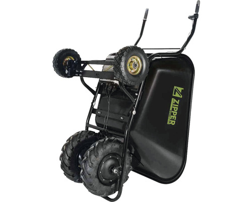 Elektrické motorové kolečko s korbou a koly