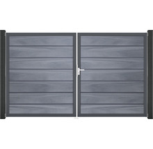 Dvojitá brána z plastu s rukojetí