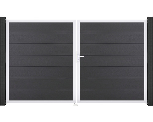 Brána GroJa Flex Grande pravá Dvojitá brána z plastu s hliníkovým rámem