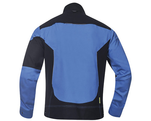 Pohled zezadu na pracovní bundu