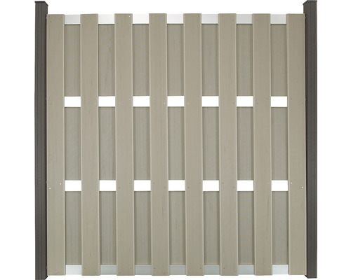 Plastový zahradní plot se sloupky