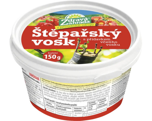 Štěpařský vosk s přídavkem včelího vosku Zdravá zahrada 150 g