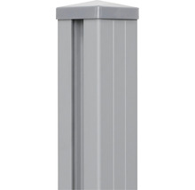 Kovový plotový sloupek s víčkem