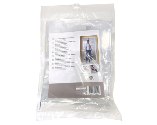 Ochranná fólie proti prachu se zipem ve fóliovém obalu