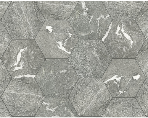 Šestiúhelníkové obkladové dlaždice se vzhledem kamene
