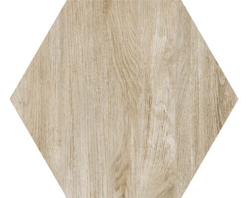 Nášlapný kámen 60x52x2cm Esagono Foresta Chiaro Šestiúhelníková dlaždice s dřevěným vzhledem