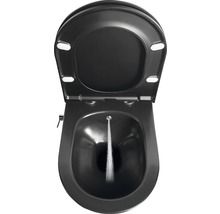Závěsné WC s bidetem Sapho Avva černé 100315-110-thumb-1