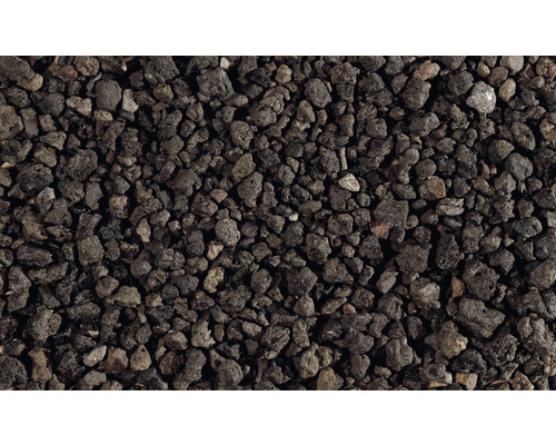 Detailní záběr lávové mulče do zahrady