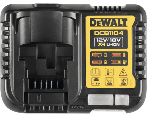 Nabíječka baterií DeWalt DCB1104, 12 V nebo 18 V