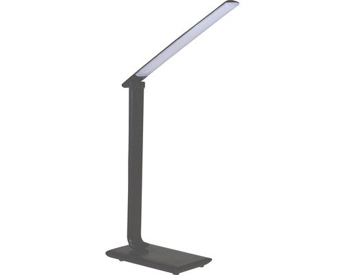 LED stolní lampa Kanlux 35780 PREDA 7,3W 570lm 3000-6500K černá s USB portem