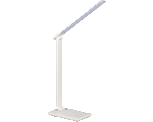LED stolní lampa Kanlux 35781 PREDA 7,3W 620lm 3000-6500K bílá s USB portem