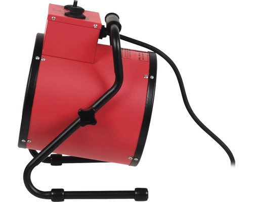 Topné těleso s černým stojanem