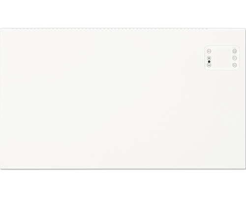 Plochý radiátor s ovládacím panelem