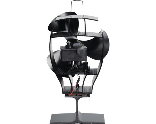 Ventilátor krbu pro lepší distribuci tepla v místnosti