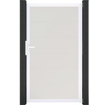 Hliníková zahradní branka s rukojetí