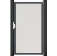 Zahradní branka s klikou a sloupky