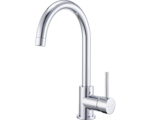 Kuchyňská baterie z kovu s vysokým výtokem