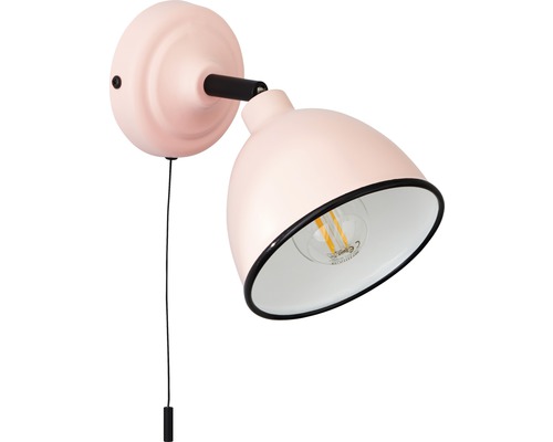 Nástěnné svítidlo s tahovým spínačem a světelným zdrojem