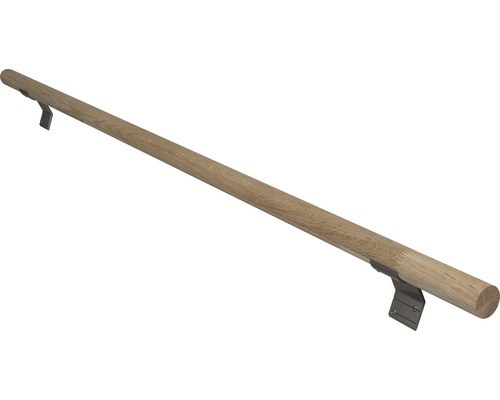 Dřevěné madlo se držáky pro montáž na stěnu