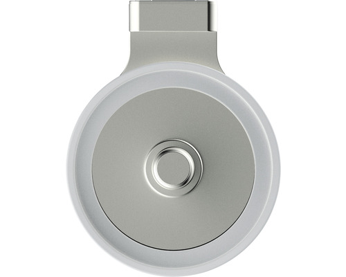 Kulatý kovový přívěsek na klíče