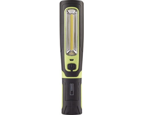 Černé pracovní světlo se žlutými akcenty