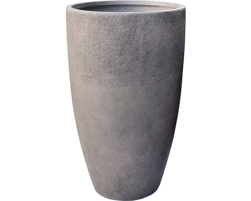 Květináč váza Lafiora Sober Clayfiber Ø 55 x 100 cm hnědý