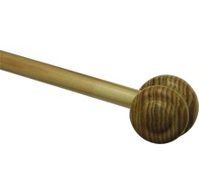 Dřevěná kulová koncovka pro záclonovou tyč