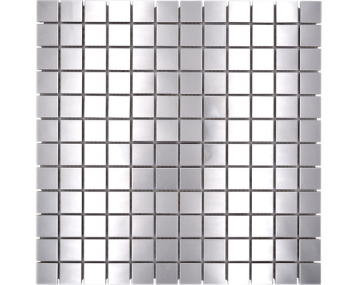 Mozaiková dlaždice z kovu s čtvercovými prvky