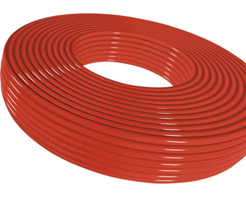 Vodovodní potrubí PE-RT/EVOH/PE-RT MULTIPERT-5 18x2,0 mm délka 200 m Role červené plastové trubky