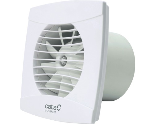 Bílý, kulatý nástěnný ventilátor