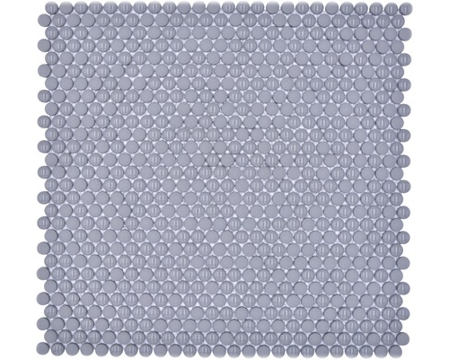 Skleněná mozaika zaoblená smalt mix šedá lesklá/matná