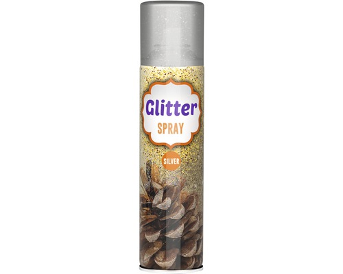 Třpitivý sprej stříbrný Glitter 100 ml