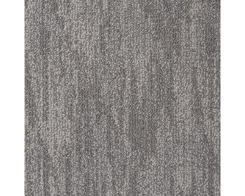 Detail šedého koberce se smyčkovou strukturou