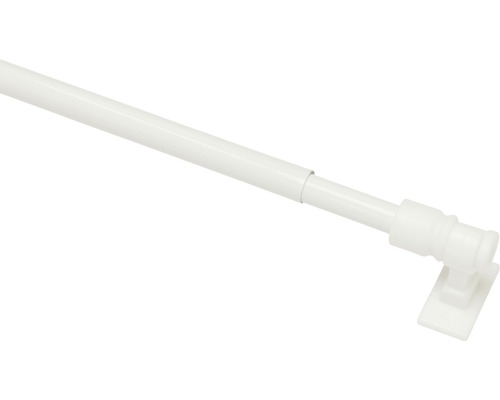 Kavárenská tyč, roztažitelnost 55-85cm,12mm, bílá Výsuvná sprchová tyč