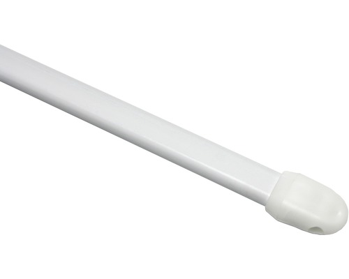 Vitrážní tyč, plochá, roztažitelná 11mm, bílá, 60-90 cm Kovová tyč s koncovkou