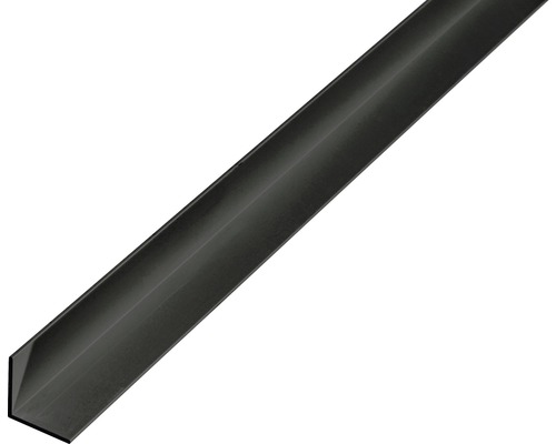 Alu L profil černý eloxovaný 20x20x1 mm, 2 m
