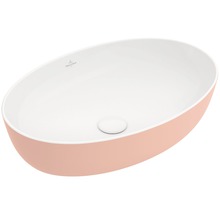 Logo Villeroy & Boch. Keramické umyvadlo na desku s kulatou výpustí