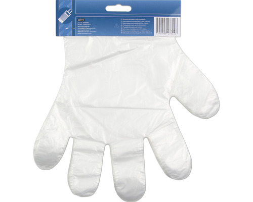 Jednorázová rukavice z plastu
