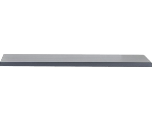 Deska pod umyvadlo bez výřezu Sanox Universal beton antracit 1202 x 450 x 36 mm Profil z kovu