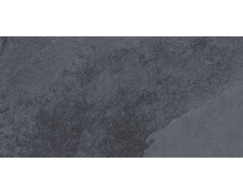 Detail tmavé břidlicové dlaždice.