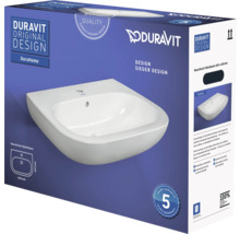 Klasické umyvadlo DURAVIT DuraHome sanitární keramika bílá 60 cm 23866000A1