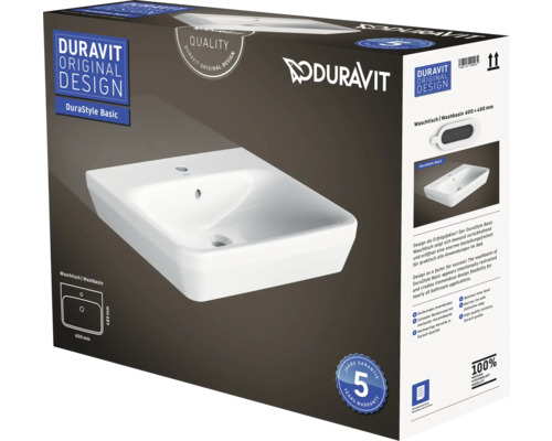 Balení umyvadla Duravit DuraStyle Basic