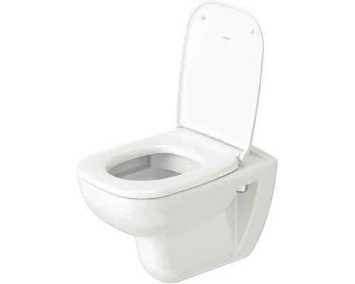 Závěsný klozet s hlubokým splachováním, otevřeným splachovacím kruhem a záchodovým sedátkem