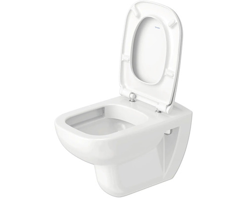 Závěsný hluboký splachovací záchod s otevřeným splachovacím okrajem a WC sedátkem