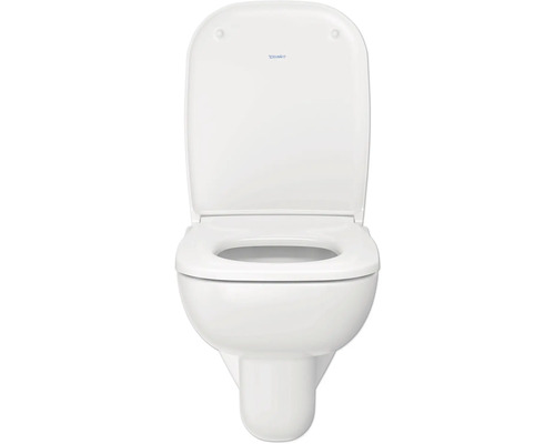 Závěsný hluboký splachovací záchod s otevřeným splachovacím kruhem a záchodovým sedátkem