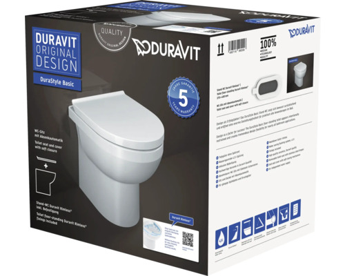 Sada Duravit DuraStyle Basic stojícího WC v krabici