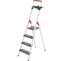 Schůdky Hailo L100 TopLine alu 4 stupně, nosnost 150 kg