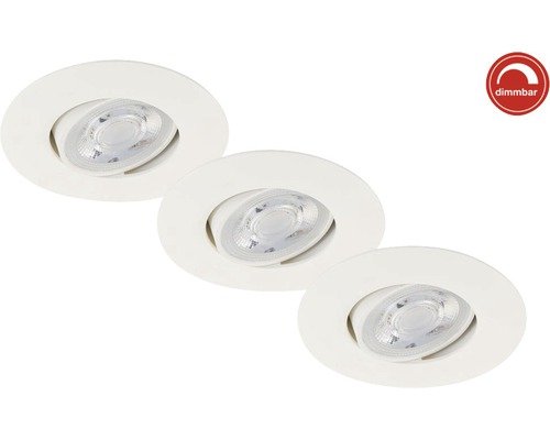 Tři stmívatelné vestavné bodovky
