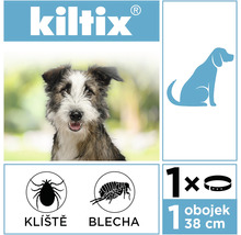 Obojek proti blechám a klíšťatům Kiltix pro psy, 38 cm